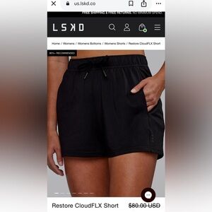 LSKD restore Cloudflx shorts M